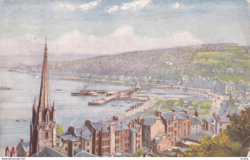 ROTHESAY, Bute, Scotland, PU-1907; View From Chapel Hill, TUCK No. 7316