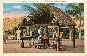 FL-MIAMI-SEMINOLE INDIAN VILLAGE-NATIVE AMERICANS-MAILED ...