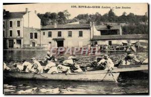 Old Postcard Rive de Gier The jousts TOP