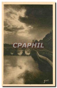 Old Postcard Paris Seine at the Quai de Bethune