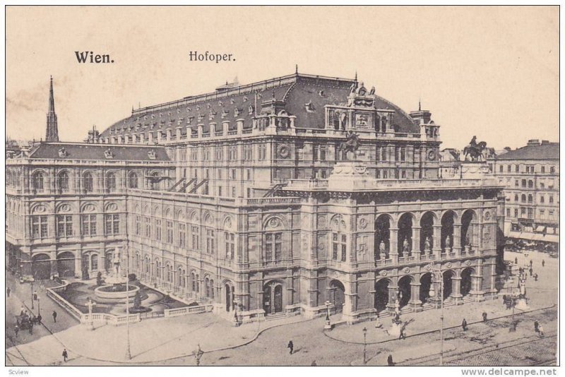 Hofoper, Wien, I., Austria, 1900-1910s