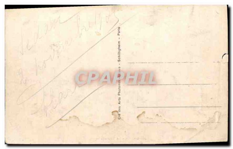 Old Postcard Sedan Chateau