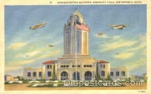 Randolph Field, San Antonio, Texas Airline, Airplane Unused light corner wear...