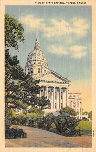 View of state capital Topeka Kansas  