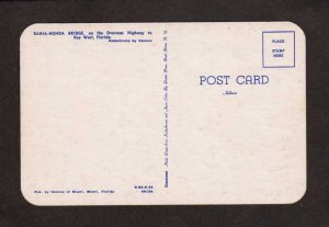 FL Bahia Honda Bridge Overseas Hwy Key West Florida Postcard
