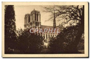 Old Postcard Paris Cathedrale Notre Dame