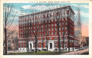 Grand Rapids Michigan 1935 Postcard YMCA Building