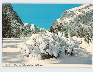 Postcard Winter in Yosemite National Park, California
