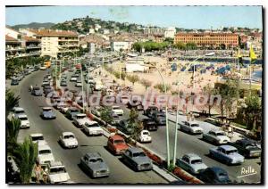 Modern Postcard The French Riviera Saint Raphael Var seen Frejuis Beach Boule...