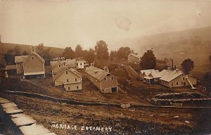 Meridale Creamery Real Photo Meridale, New York USA Unused 