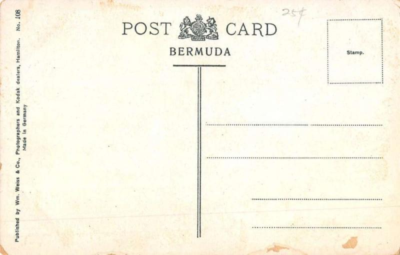 Bermuda Mullet Bay Birdseye View Antique Postcard K62830