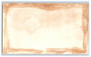 1880s-90s Victorian Trade Card The Young Student Sea Beach Cliff Ships #6E