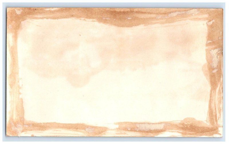 1880s-90s Victorian Trade Card The Young Student Sea Beach Cliff Ships #6E