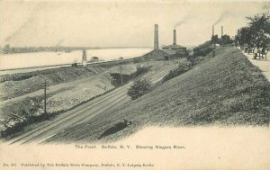 Buffalo New York The Front Niagara Falls C-1905 Postcard Undivided 7299