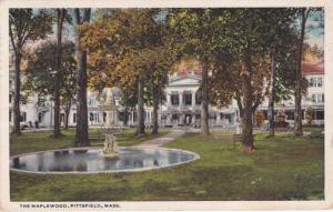 The Maplewood Hotel - Pittsfield MA, Massachusetts - pm 1922 - WB
