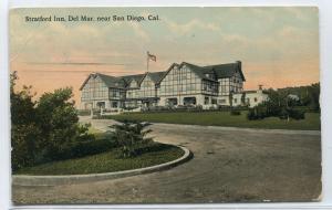 Stratford Inn Del Mar San Diego California 1912 postcard