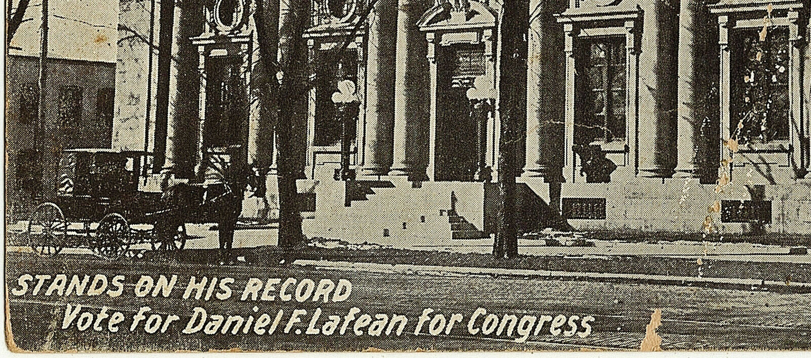 1910 Hanover PA Post Office Building Congressman Daniel Lafean RARE DB