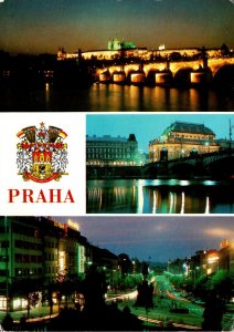 Czech Republic Praha Multi View Night Scenes