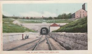 #1304 coming through St. Clair Railway Tunnel - Port Huron MI, Michigan - UDB