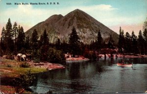 Oregon Black Butte Shasta Routh Southern Pacific Railroad