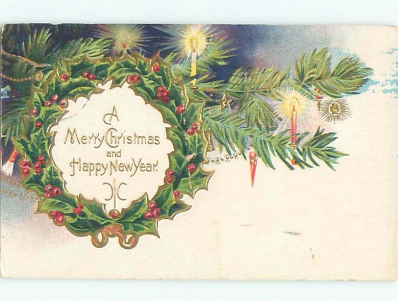 Divided-Back CHRISTMAS SCENE Great Postcard W8915