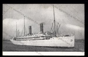 UC202 - Union Castle Liner - Briton - postcard