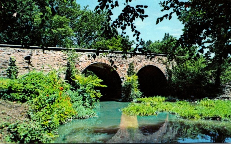 Virginia Manassas Old Stone Bridge Over Bull Run Manassas National Battlefiel...