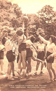 Southington CT Girls Basketball Camp Crestwood,  Artview Postcard