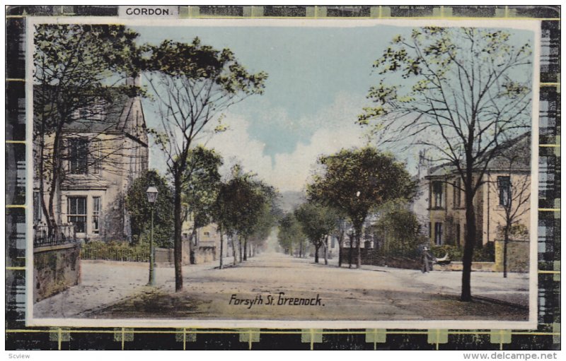 GREENOCK , Renfrewshire, Scotland, 00-10s ; Forsyth Street