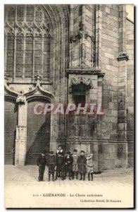 Old Postcard Guerande The Outdoor Chair Children