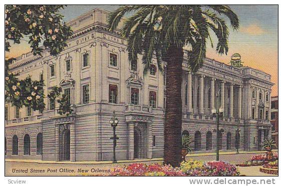 United States Post Office, New Orleans, Louisiana,30-40s