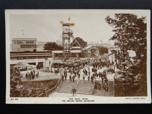 The British Empire Exhibition THE COAL MINE c1924 RP Postcard by Fleetway Press