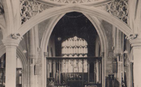 St Saint Marys Rushden Church Postcard