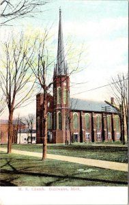 Coldwater, MI Michigan ME CHURCH Methodist~Episcopal ca1910's Religion Postcard