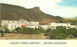 Colorado Golden Adolph Coors Company Beer Advertising 1960s Postcard 22-3841