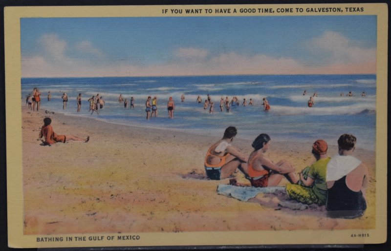 If You Want To Have A Good Time Come To Galveston, TX-1944-Soldier's Mail