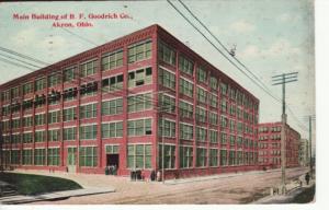 OH   AKRON   B.F. GOODRICH BLDG  1911 postcard TIRES