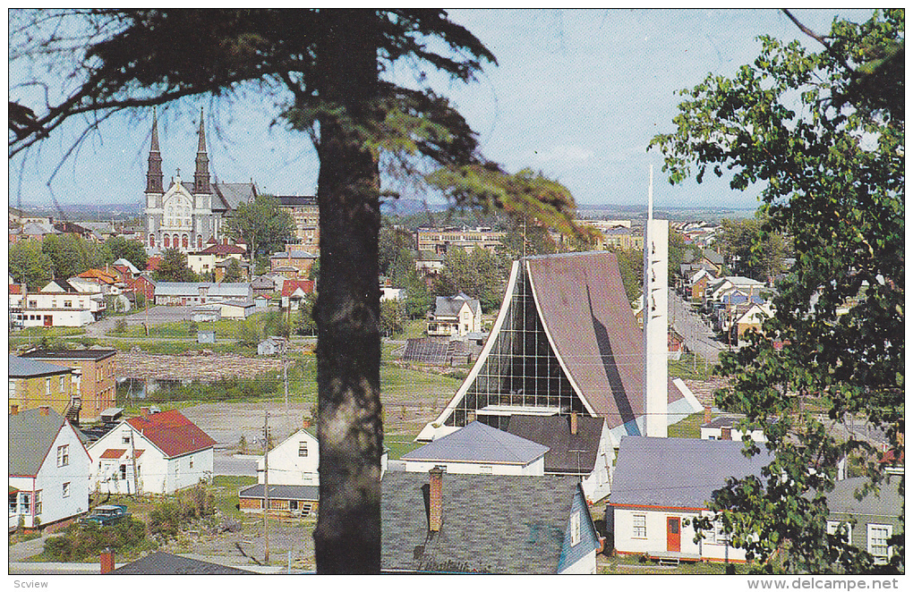 Eglise St. Raphael De Jonquiere, Vue d'Ensemble Prise En Haut Du Mont