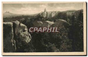 Old Postcard Cesky Raj Hruba Skala