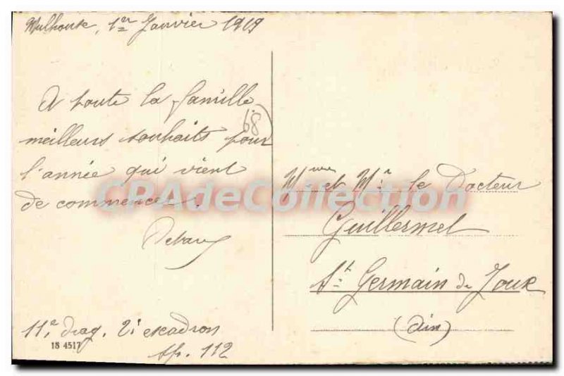 Postcard Old Mulhausen Amtsgericht