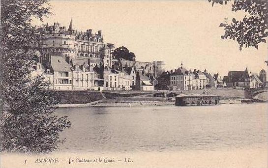 France Amboise Le Chateau et le Quai