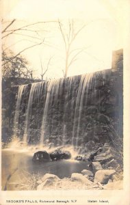 c.'07 RPPC Real Photo Brook's Falls, Richmond, Staten Island,NY,Old Postcard