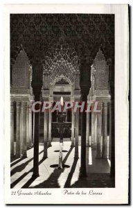 Postcard Modern Granada Alhambra Patio de los Leones