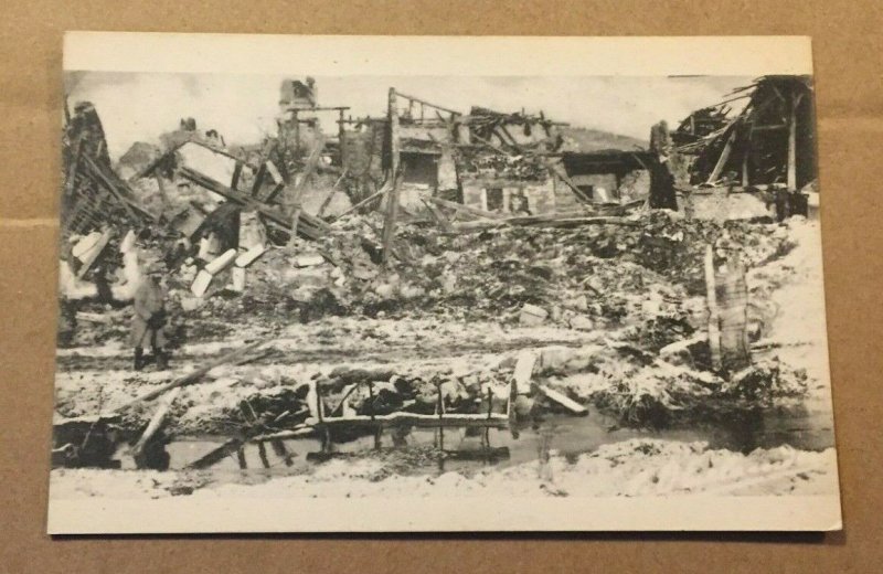 VINTAGE POSTCARD - DESTRUCTION,BAR-LE-DUC, FRANCE