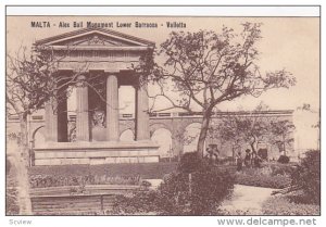 MALTA , 00-10s : Alex Ball Monument Lower Barraooa - VALLETTA