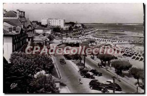 Old Postcard Arcachon Boulevard Promenade And Jete Thiers