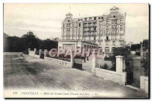 Old Postcard Chantilly Grand Hotel Conde Facade south