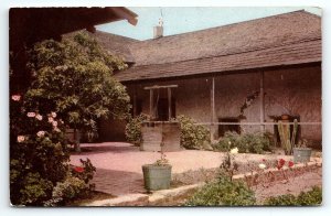 1940 PIO PICO ADOBE EL RANCHITO CALIFORNIA UNION 76 GASOLINE AD POSTCARD P234