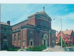 Unused Pre-1980 CHURCH SCENE Brockton Massachusetts MA A6035@