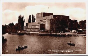 England The Shakespeare Memorial Theatre Stratford-upon-Avon Vintage RPPC C192